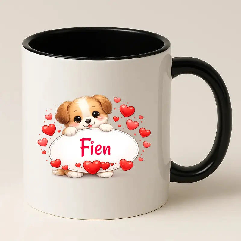 Schattig Hondje Mok met Naam
