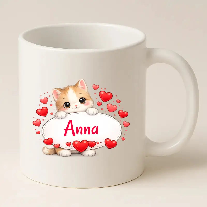 Schattig Poesje Mok met Naam