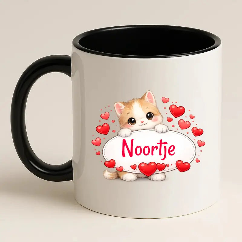 Schattig Poesje Mok met Naam