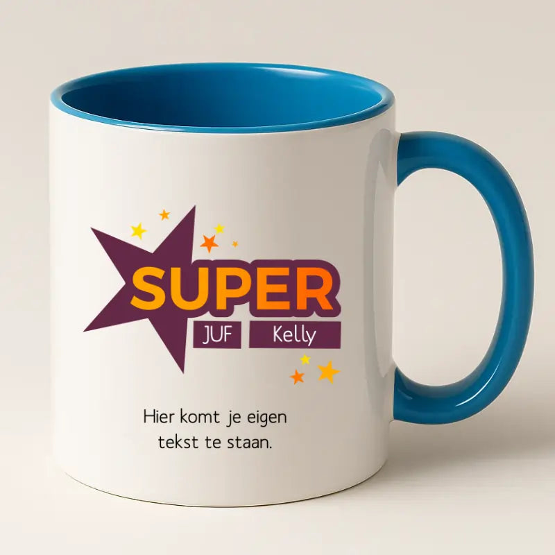 Super Juf Mok met Naam
