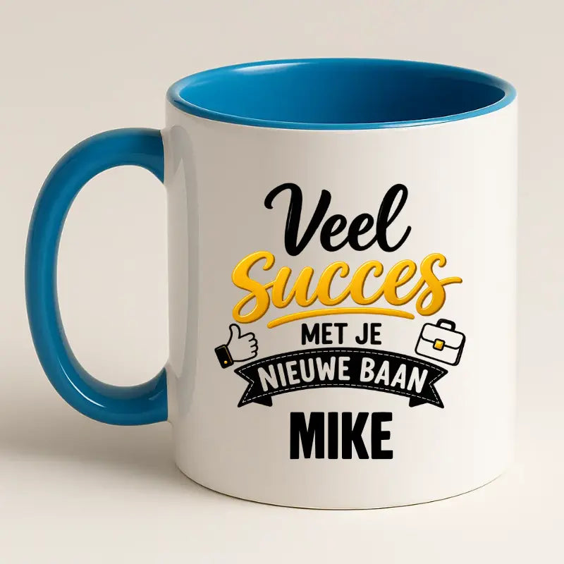Veel Succes met je Nieuwe Baan Mok