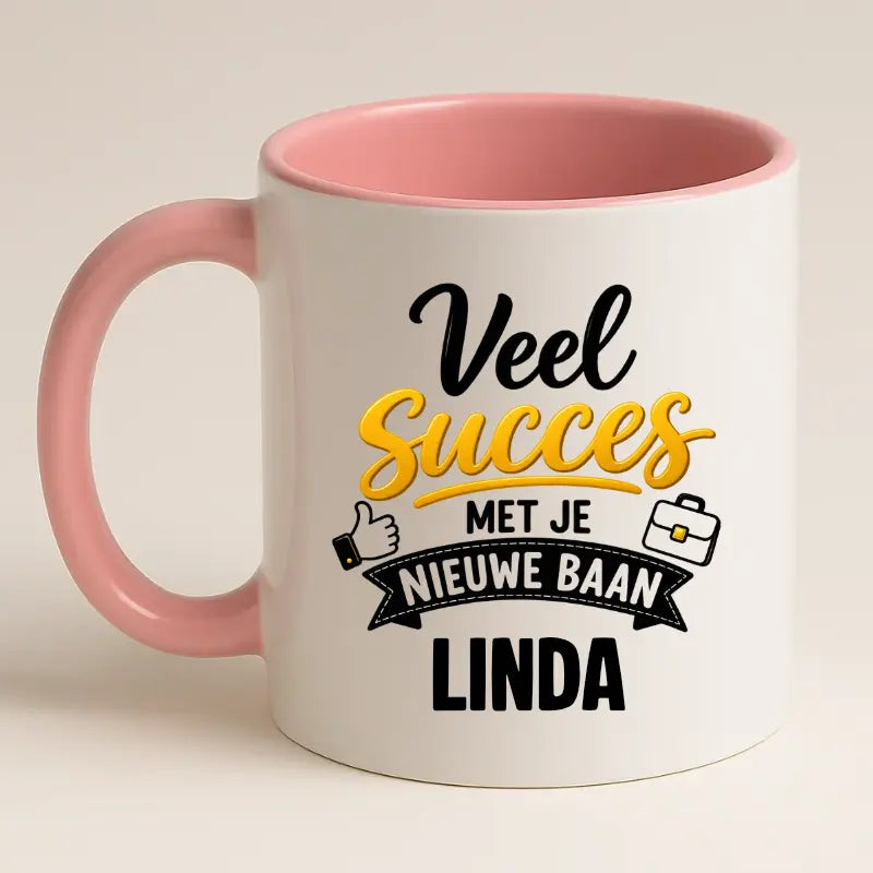 Veel Succes met je Nieuwe Baan Mok
