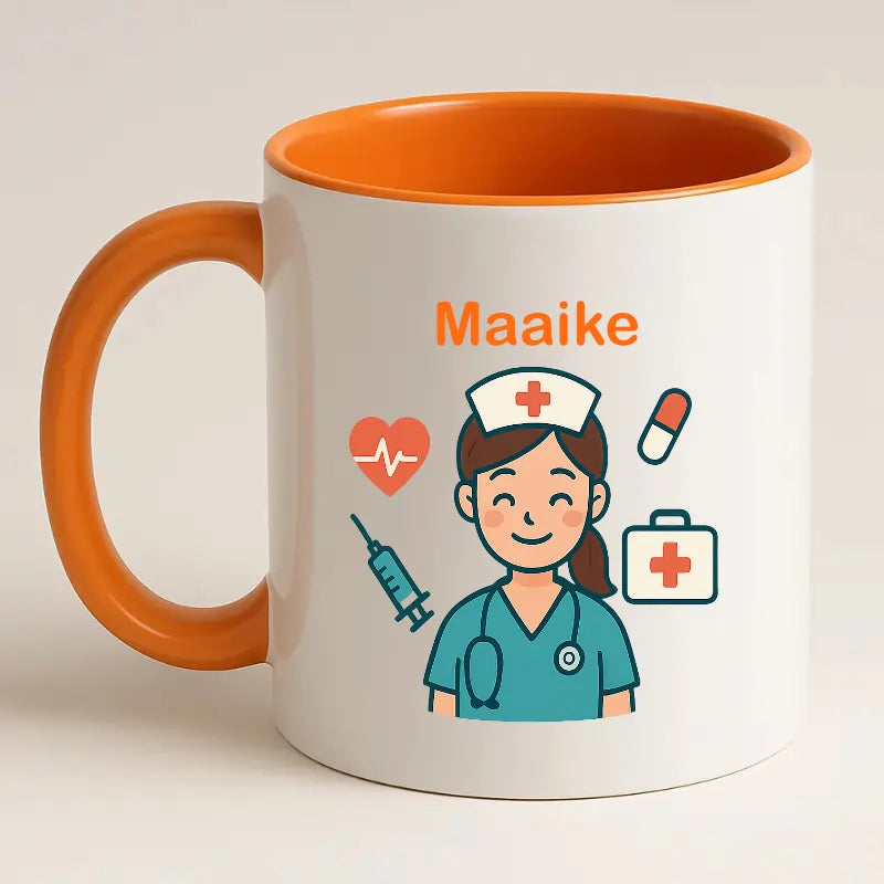 Verpleegkundige Mok met Naam