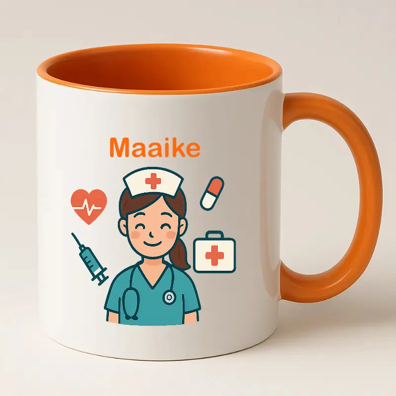 Verpleegkundige Mok met Naam