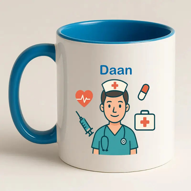 Verpleger Mok met Naam