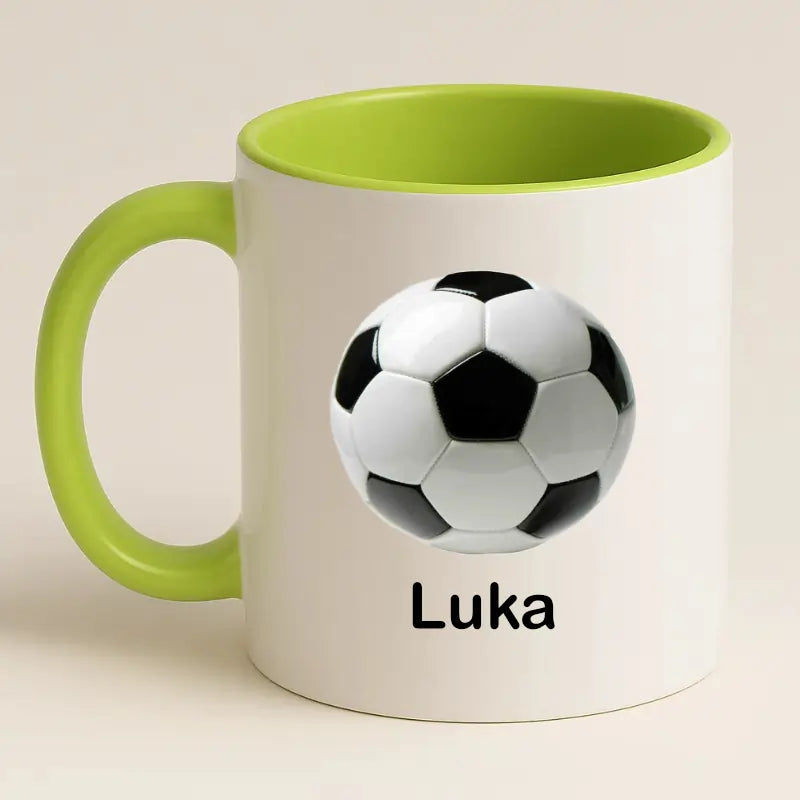 Voetbal Mok met Naam