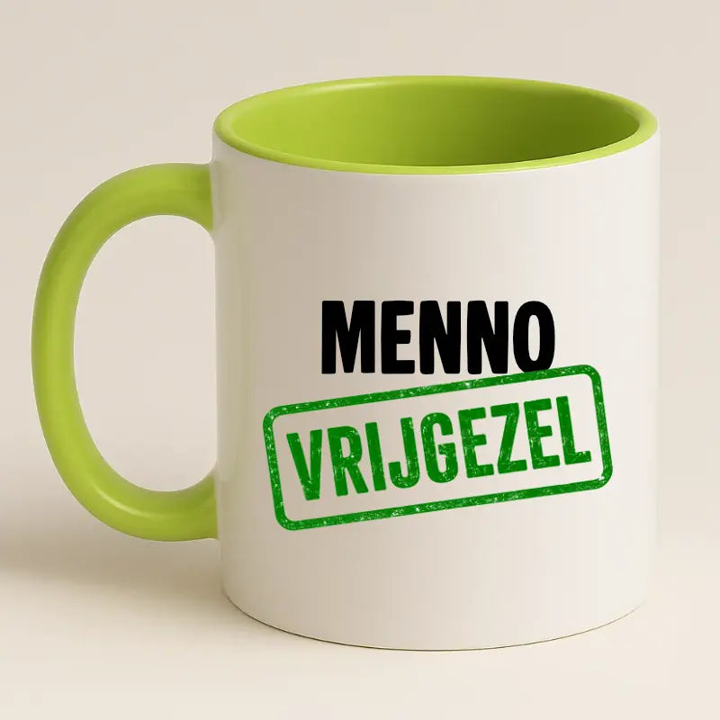 Vrijgezel Mok met Naam – Stempel