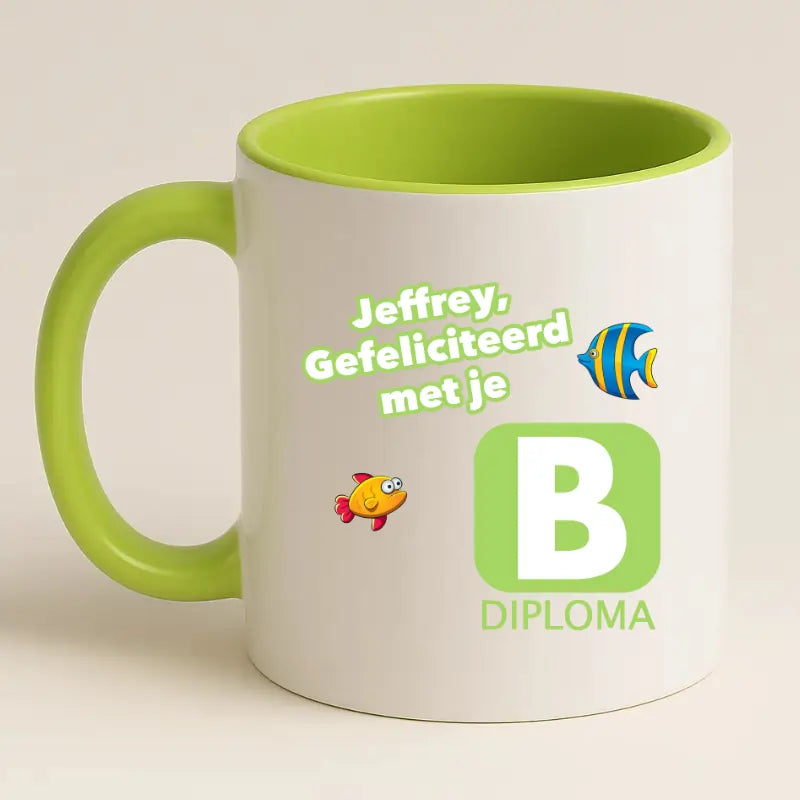 Zwemdiploma B Mok met Naam