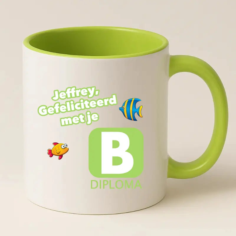 Zwemdiploma B Mok met Naam
