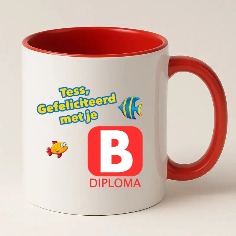 Zwemdiploma B Mok met Naam