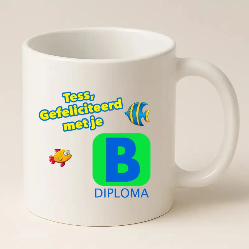 Zwemdiploma B Mok met Naam