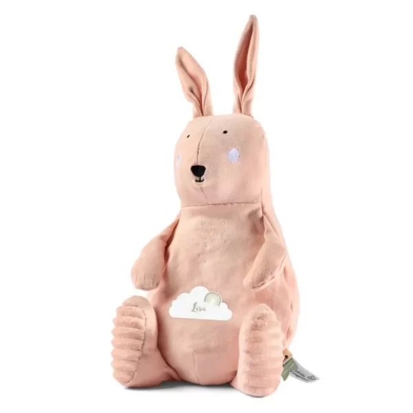 knuffel konijn met tekst