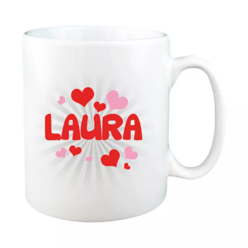 hartjes mok met naam
