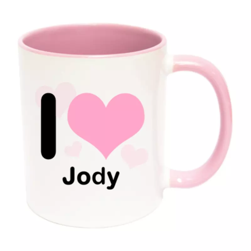 I love mok met naam roze