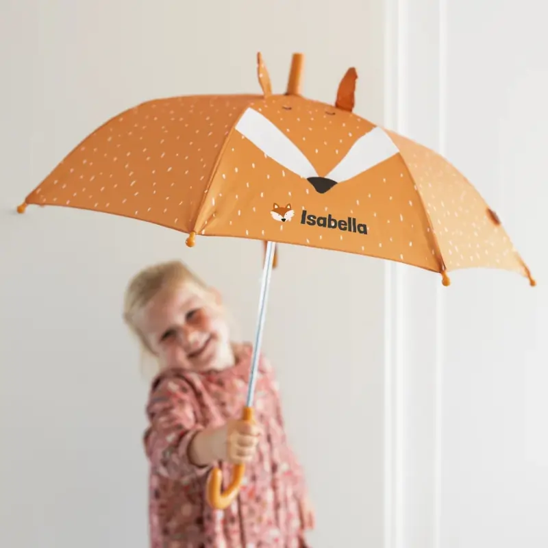 Kinderparaplu met naam vos
