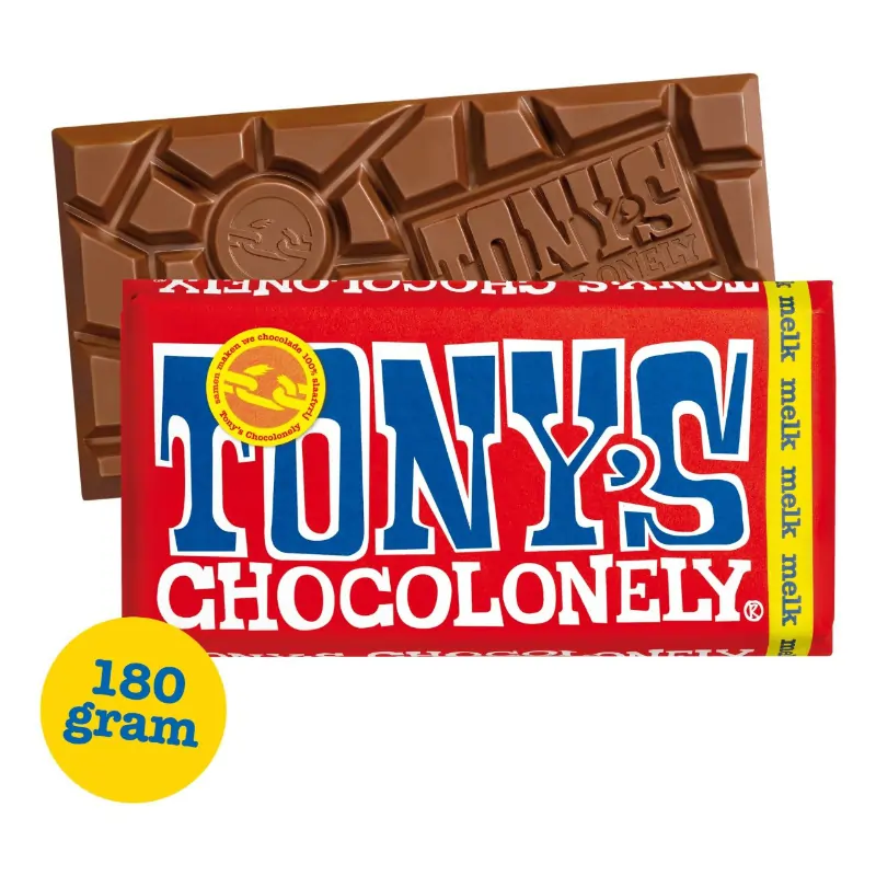 Tony's Chocolonely melkchocolade