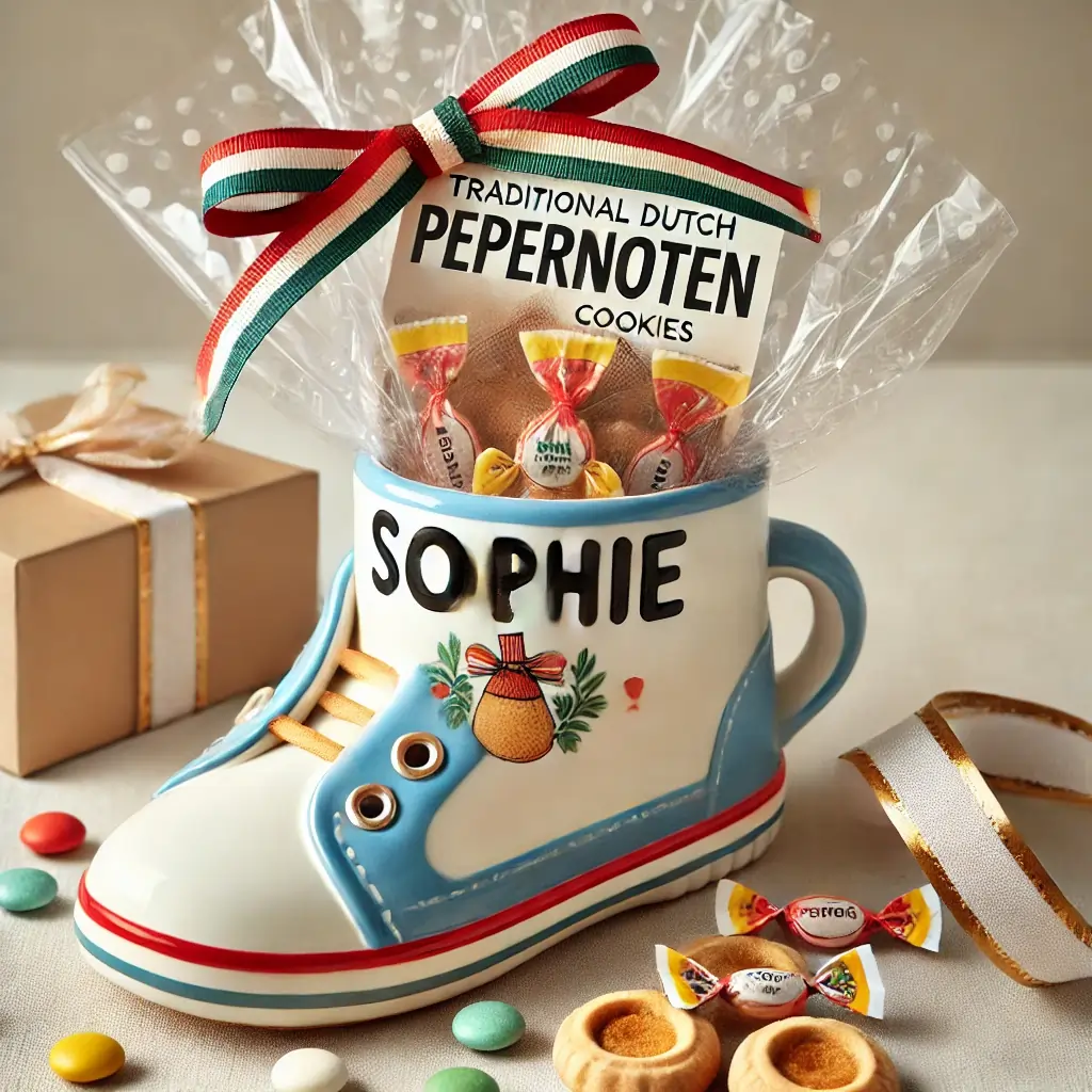 Schoencadeautje sinterklaas mok met naam