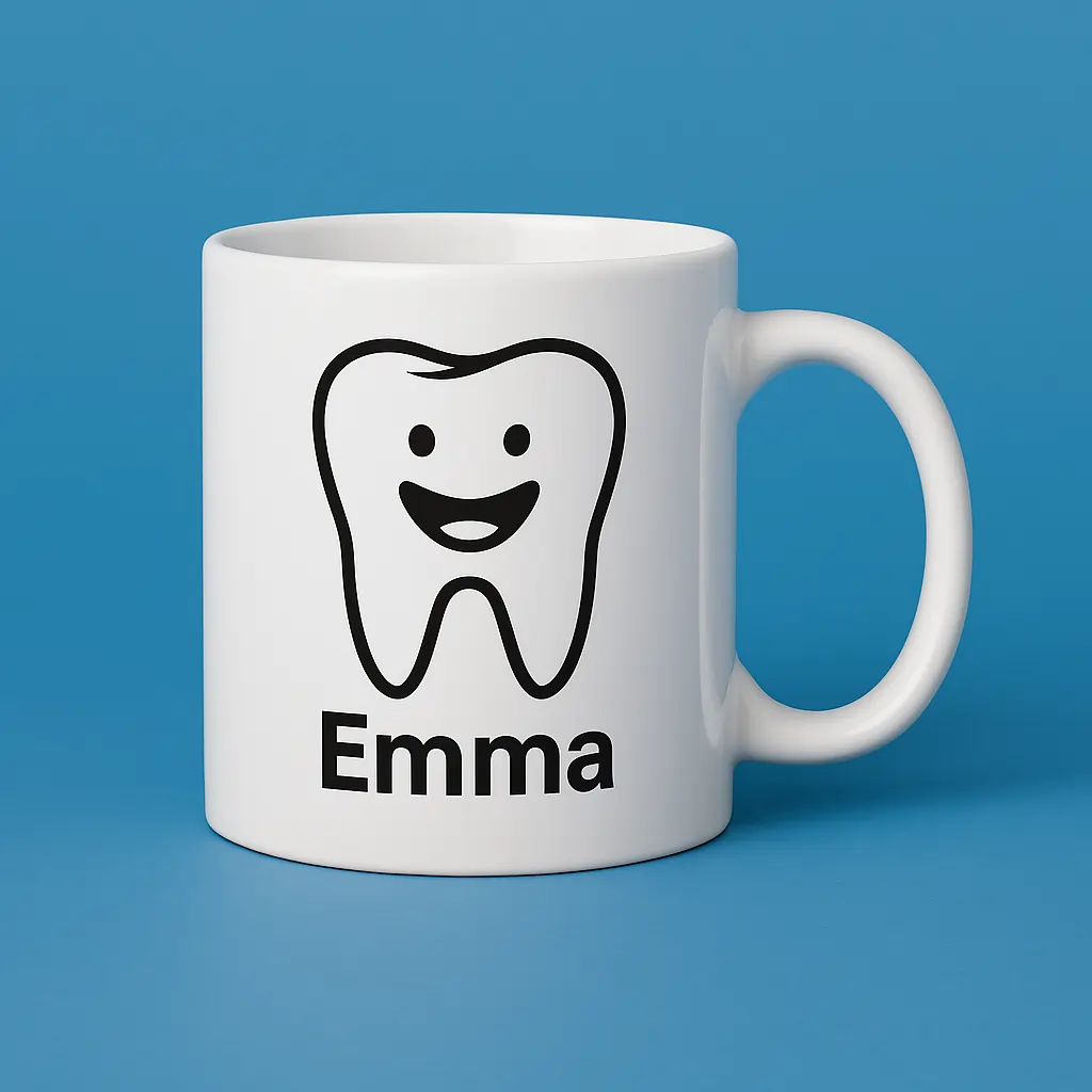 De voordelen van een mok met naam in de tandartspraktijk