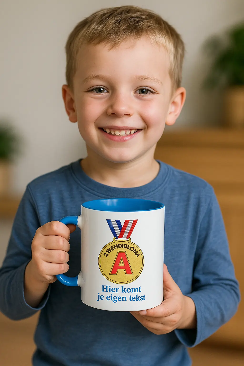 Zwemdiploma a cadeau medaille mok