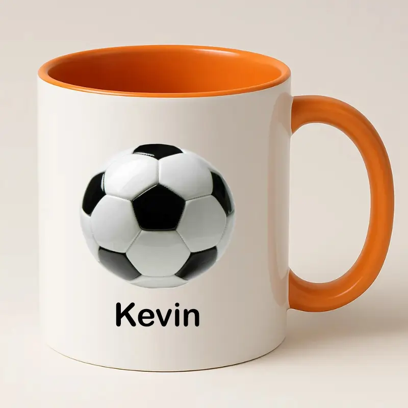 Oranje Voetbal Mok
