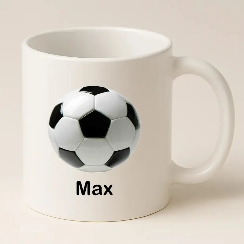 Witte Voetbal Mok